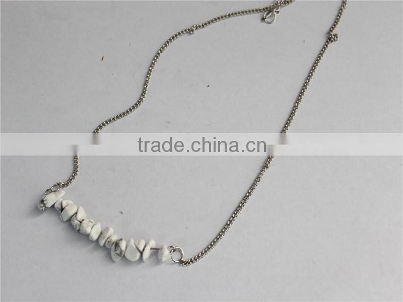 Cheap price Fashion jewelry beaded necklace wholesale, white pearl necklace jewelry