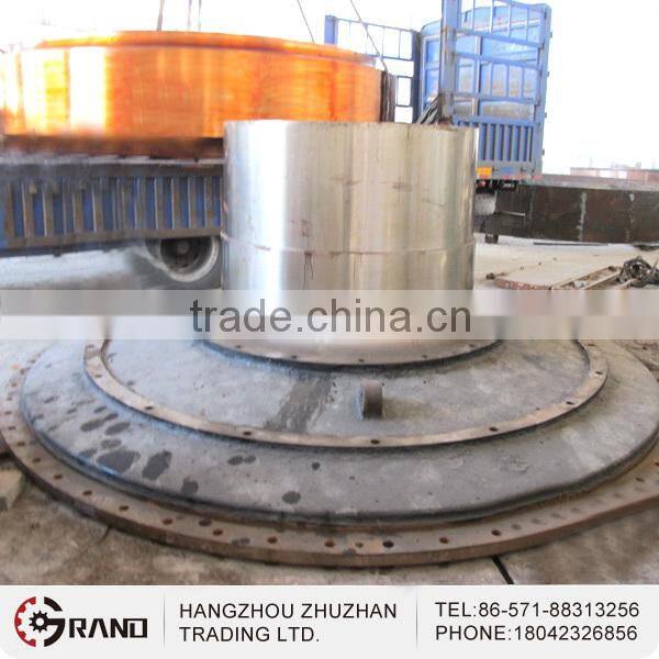 Precision steel casting ball mill parts end cover