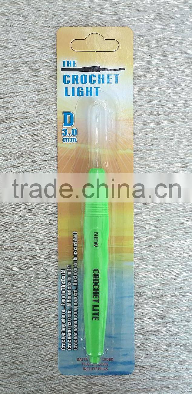 Crochet Lite Crochet Hooks, Size D/3.0mm,Green