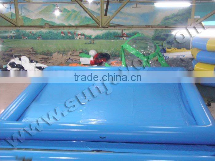 2016 hot sale customized inflatable rectangular swimming pool