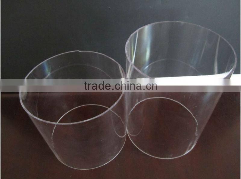 Clear PMMA extrude rigid plastic pipe