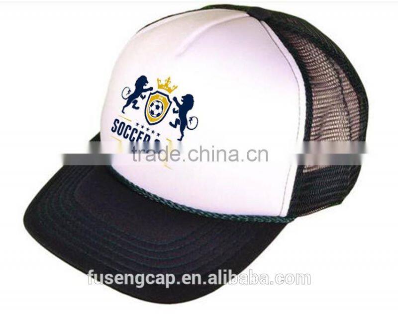hot popular printed mesh caps/soccer pretty baseball caps