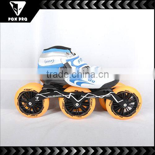 Professional customized Carbon Fiber 3x125mm speed skate