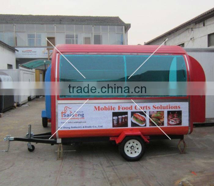 Direct Factory Outlet Shopping Food Carts Food Trolley/Food Van Trailer