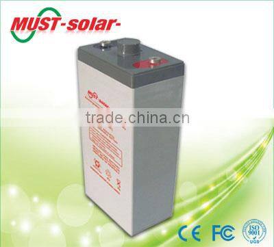 <MUST Solar>2V 400Ah Solar Sealed Lead Acid Battery