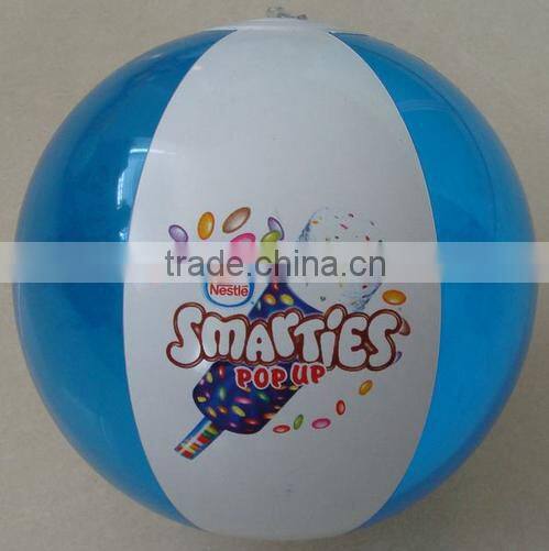 pvc inflatable beach ball with logo printing