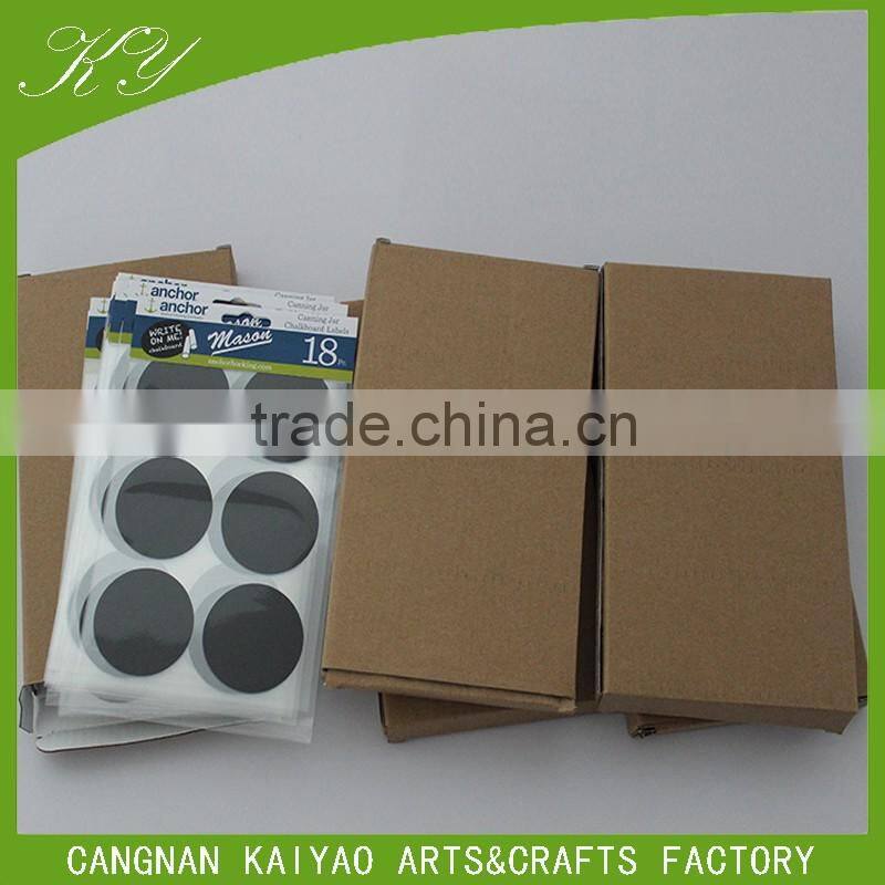 PVC chalkboard wall sticker chalkboard labels cutting by machine