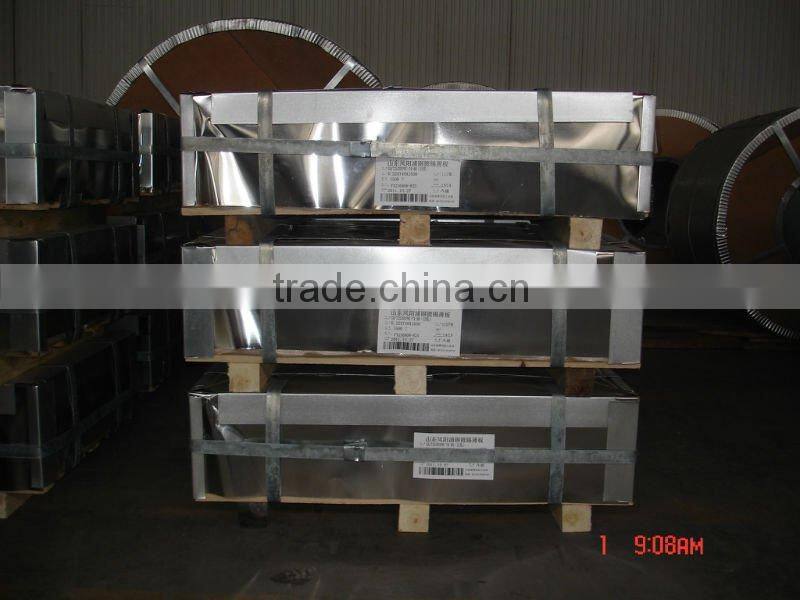 China supplier hot dip galvanized steel coil, galvanized steel plate used for equipments producing