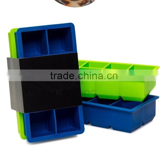 Large Silicone Molds Tray Ice Cube Trays