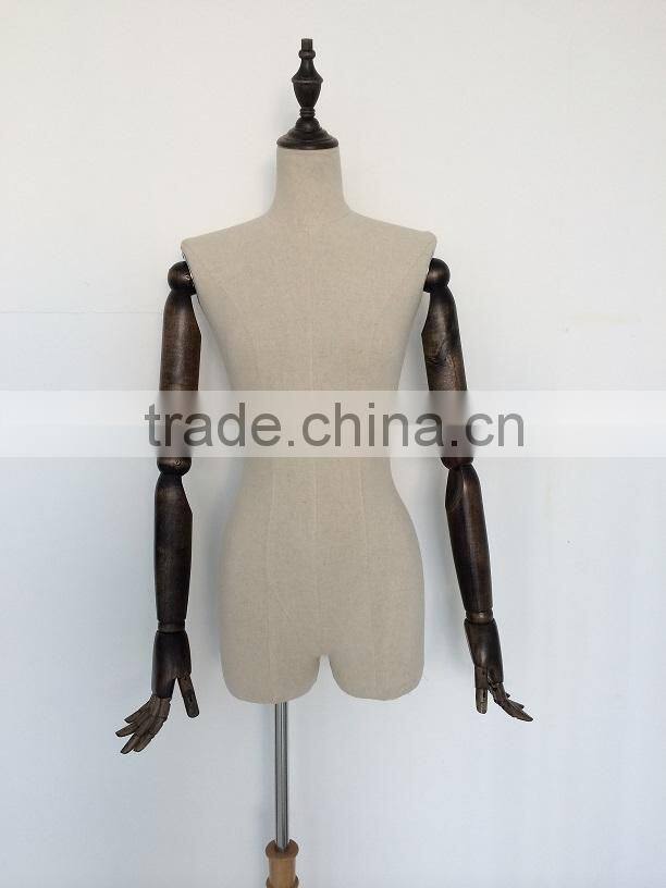 2015 Hot sale headless cover with fabric mannequins for half body