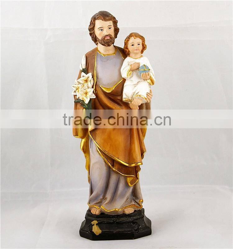 ST. JOSEPH & CHILD JESUS STATUE Adheseive For Car Dashboard