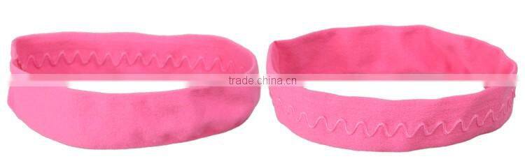 Custom Silicone Anti-slip Nylon Elastic Sport Headband