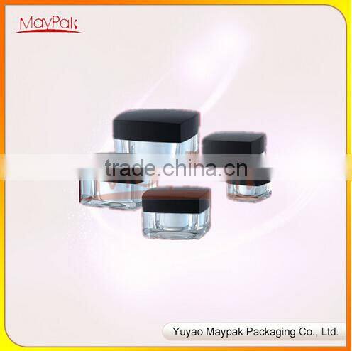 china wholesale colorful creams packaging jar cosmetic plastic containers cosmetic jar