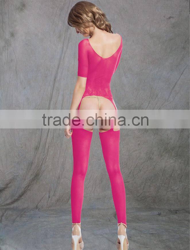 Hot design 2015 new model full bodystockings for mature women see through lingerie