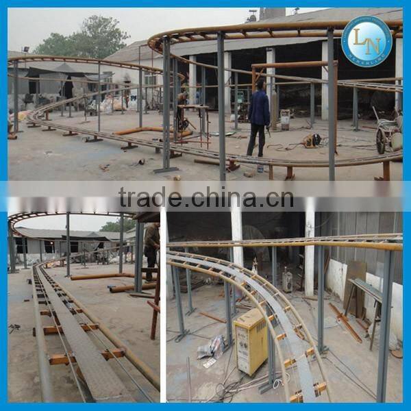Outdoor playground park train ride amusement mini roller coaster
