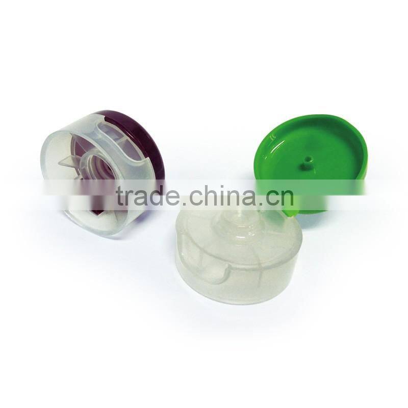 Professional elegantD35 clear hand cream tube plastic flip top cap