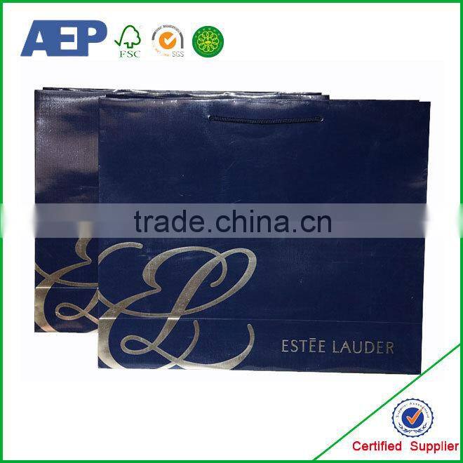 Tea Bag Paper Design With Logo Print/Oem Production Paper Shopping Bag