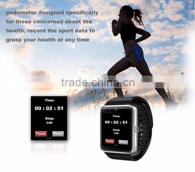 2016 cool mobile phone wrist watch sport for health care gt08