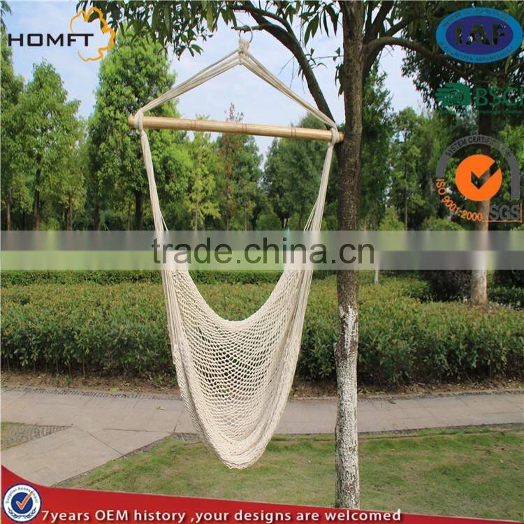 Cotton rope swing chair /hammock macrame chair