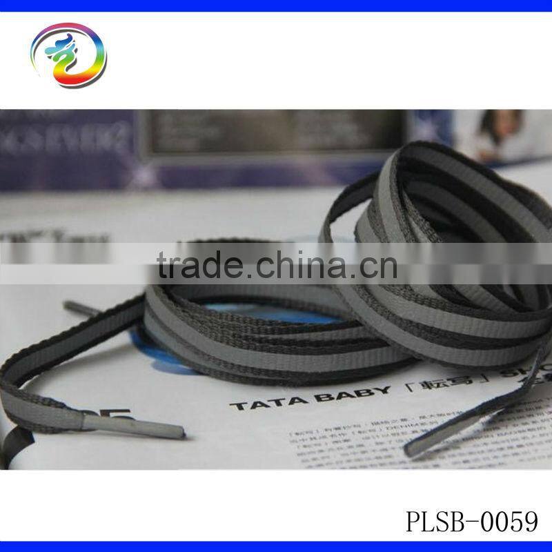Fashion Polyester Cotton Flat Shoelace
