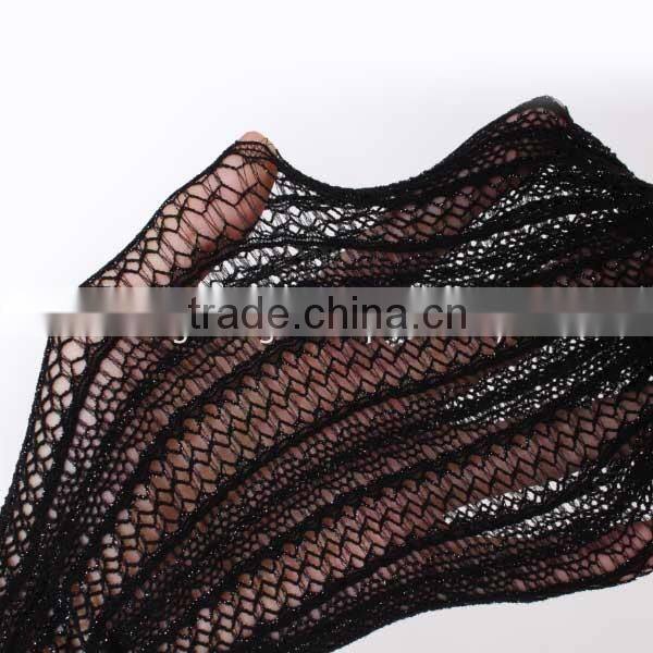 Nylon and spandex beauty lady black tube pantyhose