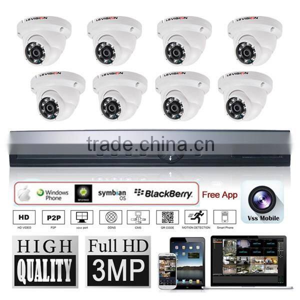 LS VISION 8CH NVR Kit 1080P POE Camera System HD Security IP Camera System CCTV Monitor System