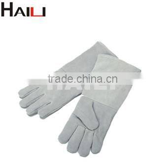 cow split Leather Double Palm Welding Gloves HL4001