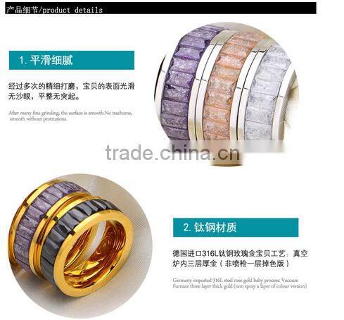 Stainless Steel photo jewelry finger rings fashion jewelry big rings fashion finger ring for women