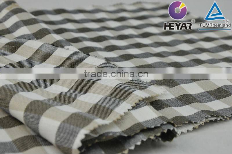 indian linen fabric yarn dyed fabric linen/poly