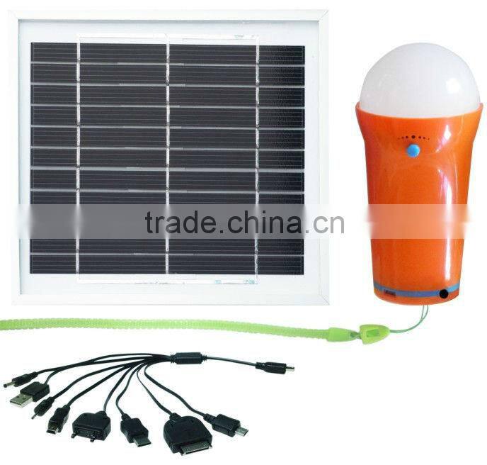 cheap and portable solar home light with solar panel solar led light kit