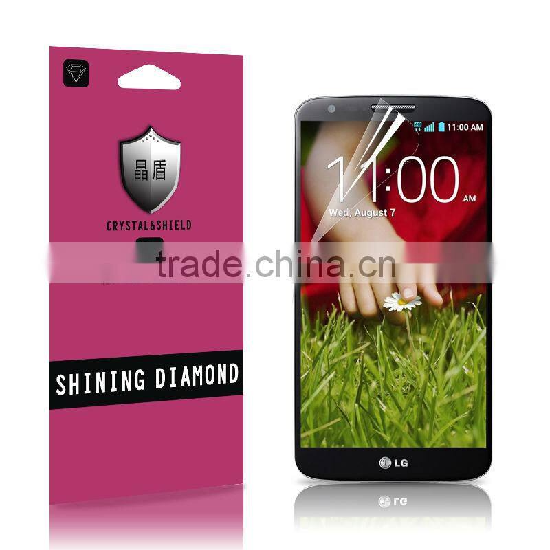 for LG G2 Korean shining silver Diamond screen protector