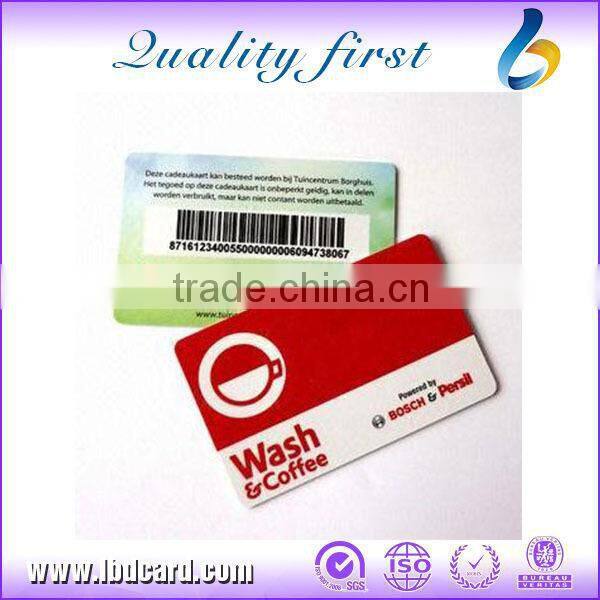 MIFARE Plus X4k Membership PVC Cards With Barcode