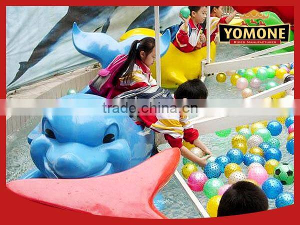 Swimming dolphins rotary rides amusement rides swing dolphin for sale