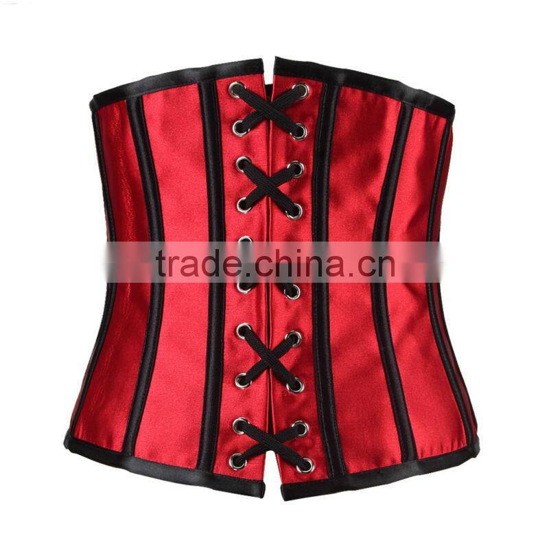 2015 Hot Promotion High Workmanship Ladies Sexy Latex Waist Training Corset