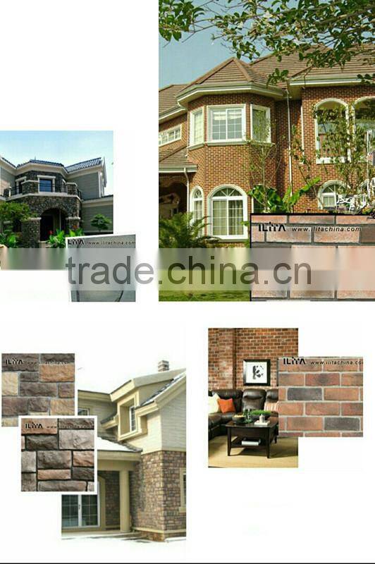 Bright Luster Wall decorative stones for veneers with light weight