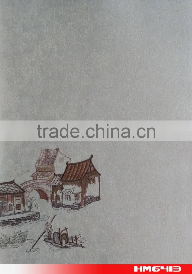 high class seamless wallcovering 2.8m width 60m length HM6416