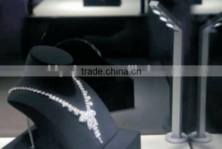 DC base! 3*1w standing led window showcase jewelry lightBW8104