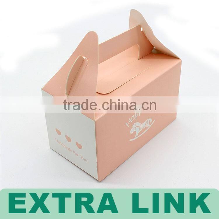 High Quality Milk Chocolate Box Paper Cardboard Packaging With Handle