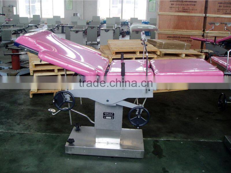 KL-2C hydraulic manual obstetric bed hydraulic manual obstetric bed obstetric delivery bed