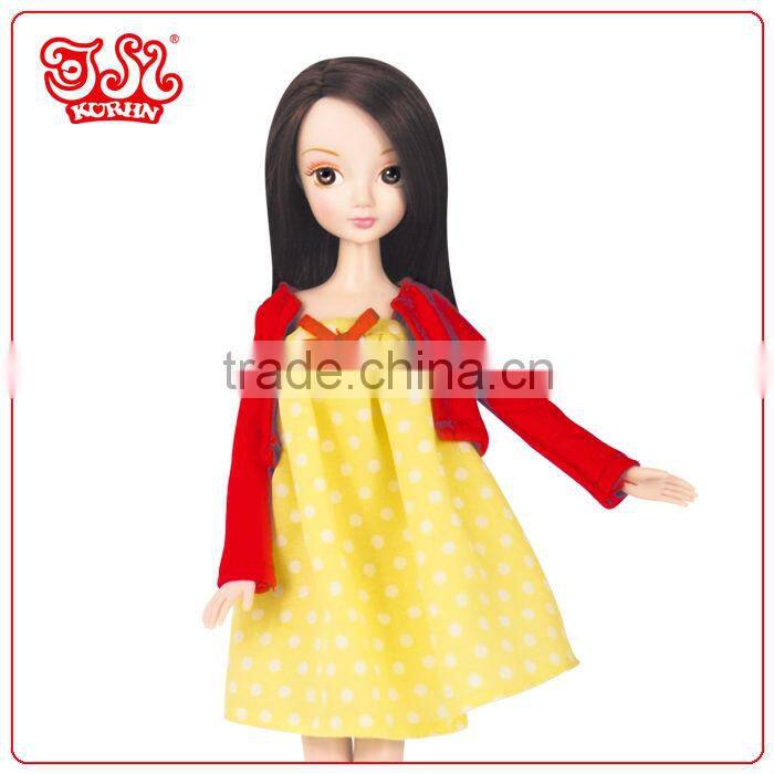11.5 inch fashion doll with DIY doll toy accessories