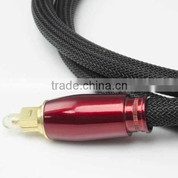 Digital Audio Quartz Glass Optical Fiber Toslink Cable