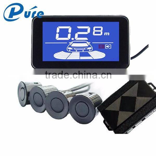 car reverse parking sensor lcd display 4/6/8 sensors parking sensor with" Dang dang" reminder/human speaker
