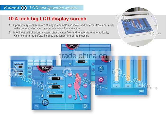 Diod Laser 808nm Hair Removal Machine For Hair Reduction Treatment