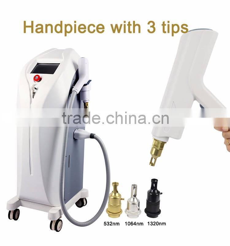 1064nm/532nm nd yag laser best tattoo removal laser machine
