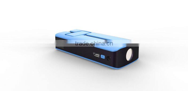 V6 11000mAh Jump Starter Flashlight Power Bank