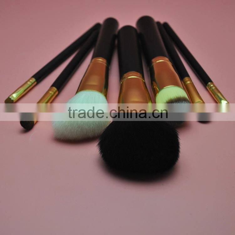 Wholesale 10pcs Wooden Handle Synthetic Hair Face Makeup Brush
