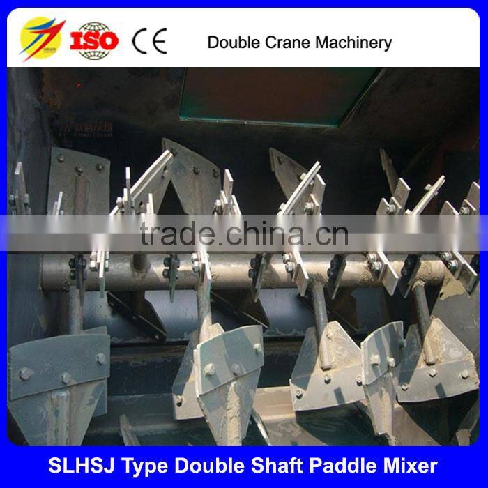 0.5 T/H double shafts paddle type horizontal animal feed mixer