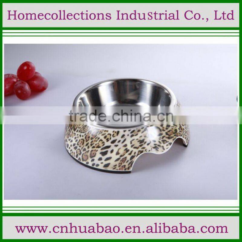 Cure design 100% melamine pet bowl/travel dog bowl/pet productfor girl pet innovative pet accessories