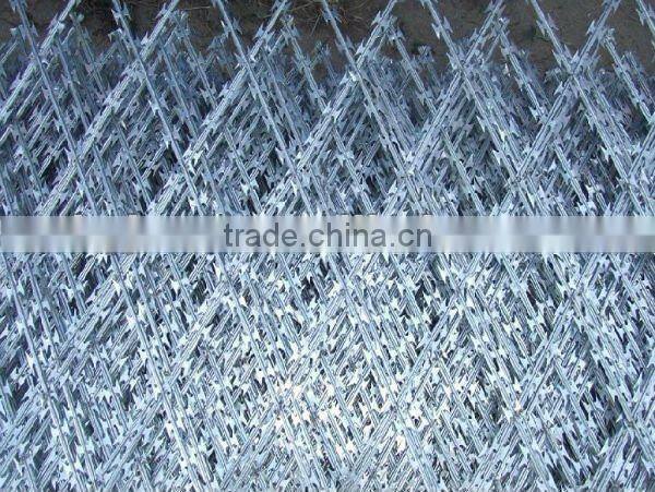 Straight Line Razor Wire Mesh
