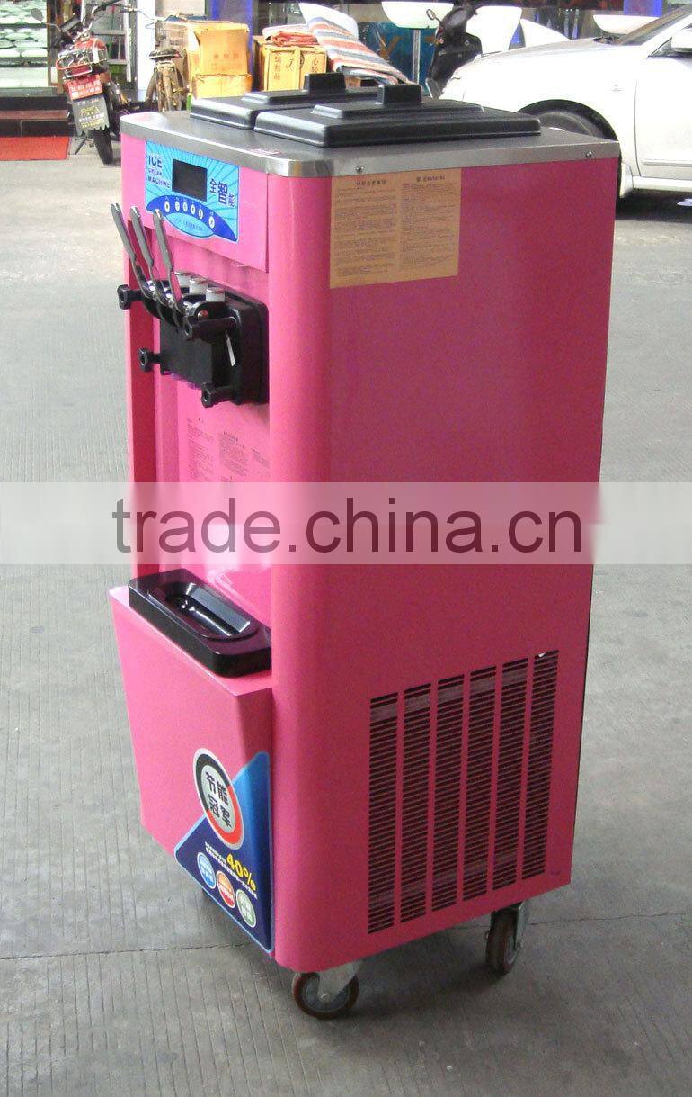 commercial soft ice cream maker with certificate,stand ice cream machine
